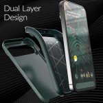 Crave Dual Guard for Google Pixel 9 Case and Pixel 9 Pro Case, Shockproof Protection Dual Layer Case for Google Pixel 9 and Pixel 9 Pro - Forest Green