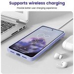 OTOFLY Designed for Pixel 7 Case, Silicone Shockproof Slim Thin Phone Case for Google Pixel 7 6.3 inch (Light Purple)