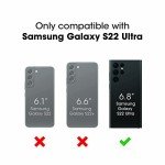 OtterBox Galaxy S22 Ultra Commuter Series Case - Black, Slim & Tough, Pocket-Friendly, with Port Protection