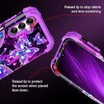 Miqala for Galaxy A15 5G Case,Glow in The Dark Three Layer Heavy Duty Shockproof Full Protection Hard Plastic Bumper+Soft Silicone Protective Case for Samsung Galaxy A15 5G 6.5 inch,Dark