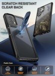 Poetic Guardian Case for Motorola Moto G Power 5G 2024 [Not Fit 2023 Version], [20FT Mil-Grade Drop Tested], Full-Body Shockproof Cover with Built-in Screen Protector, Black/Clear