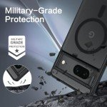 BENTOBEN for Google Pixel 7 Case [Compatible with Magsafe] Translucent Matte Magnetic Pixel 7 Case Magsafe Slim Thin Shockproof Women Men Protective Phone Cases Cover for Google Pixel 7 6.4", Black