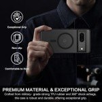 BENTOBEN for Google Pixel 7 Case [Compatible with Magsafe] Translucent Matte Magnetic Pixel 7 Case Magsafe Slim Thin Shockproof Women Men Protective Phone Cases Cover for Google Pixel 7 6.4", Black