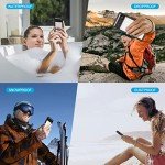 Lanhiem for Google Pixel 6 Case, IP68 Waterproof Dustproof with Built-in Screen Protector, Heavy Duty Full Body Protective Phone Case for Pixel 6, Black/Clear