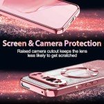 Casetego for Google Pixel 9 Pro XL Case,Compatible with MagSafe,Glitter Sparkle Magnetic Plated Slim Shockproof Soft TPU Bumper Full Protection Case for Google Pixel 9 Pro XL,Rose Gold