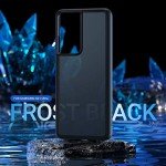 TORRAS Shockproof Compatible for Samsung Galaxy S21 Ultra Case, [Military Grade Drop Tested] S21 Ultra Case, Translucent Matte Hard Back with Soft Edge Slim Thin Galaxy S21 Ultra Case, Matte Black