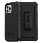 OtterBox iPhone 12 & iPhone 12 Pro Defender Series Case - Black, Rugged & Durable, with Port Protection, Includes Holster Clip Kickstand