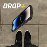 OtterBox iPhone 14 Pro Max (ONLY) Defender Series Case - BLACK , rugged & durable, with port protection, includes holster clip kickstand