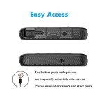 Njjex Compatible with LG Stylo 4 Case/LG Q Stylus Holster,[Nbeck] Heavy Duty Built-in Screen Protector Rugged Locking Swivel Belt Clip Kickstand Hard Phone Cover for LG Stylus 4/Stylo 4 Plus [Black]