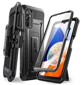 SUPCASE Unicorn Beetle Pro Series for Samsung Galaxy A14 5G Case (2022 Release), Full-Body Rugged Holster Case with Built-in Screen Protector (Black)