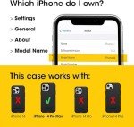 OtterBox Commuter Series for iPhone 14 Pro Max (ONLY) (Black)