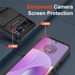 for Motorola Razr 2023 Case [Not Fit Razr Plus 2023], Heavy Duty Shockproof with 360° Rotation Metal Kickstand [Military Grade] Protective Case for Moto Razr 2023, Black