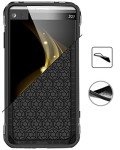 LG V20 Case, BENTOBEN 2 in 1 Cool Slim Hybrid Rugged Hard PC Resilient Strength Durable Laminated with Carbon Fiber Design Chrome Anti-scratch Shockproof Protective Case for LG V20 (2016), BLACK