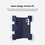 SAMSUNG Galaxy S23 Ultra Silicone Phone Case, Protective Cover w/Color Variety, Smooth Grip, Soft and Sleek Design, US Version, EF-PS918TNEGUS, Navy