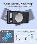 FNDMIL NO.1 Magnetic for Google Pixel 7a Case [Compatible with MagSafe][Anti-Fingerprint][Slim Fit][Military Shockproof] Translucent Matte Hard Back Pixel 7a 5G Phone Cover, Black