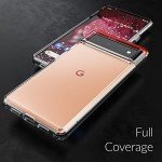 Crave Clear Guard for Pixel 6 Case, Shockproof Clear Case for Google Pixel 6