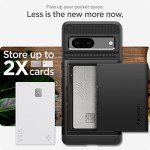 Spigen Slim Armor CS Case Compatible with Google Pixel 7 - Black
