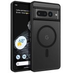 BENTOBEN for Google Pixel 7 Pro Case [Compatible with Magsafe] Translucent Matte Magnetic Pixel 7 Pro Case Slim Thin Shockproof Women Men Protective Phone Cases for Google Pixel 7 Pro 6.7" 2022, Black