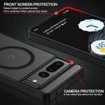 BENTOBEN for Google Pixel 7 Pro Case [Compatible with Magsafe] Translucent Matte Magnetic Pixel 7 Pro Case Slim Thin Shockproof Women Men Protective Phone Cases for Google Pixel 7 Pro 6.7" 2022, Black