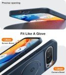 TORRAS 360° Spin Magnetic Stand for Google Pixel 9 Pro XL Case, 12FT Military Grade Protection, Compatible with Magsafe, Shockproof Slim Pixel 9 Pro XL Phone Case with Kickstand & Ring Holder, Black