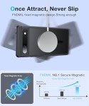FNDMIL [NO.1 Magnetic for Google Pixel 6a Case with Mag-Safe [Military Grade Drop Tested][Translucent Matte][Anti-Fingerprint] Slim Hard Case Soft Silicone Bumper for Google Pixel 6a Phone Case,Black