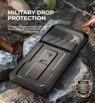 Dexnor for Google Pixel 9 Pro XL Case with Slide Camera Cover & Built-in Screen Protector & Heavy-Duty Kickstand,Full-Body Protective Cover Rugged Bumper Cases for Pixel 9 Pro XL,Black(2024)