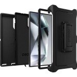 OtterBox Samsung Galaxy S24 Ultra Defender Series Case - Black, Rugged & Durable, with Port Protection, Includes Holster Clip Kickstand