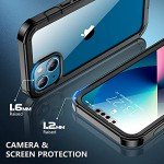 Red2Fire for iPhone 13 Case, [360 Full Body] [Heavy Duty Protection] with Built-in Screen Protector Tough Rugged 12 FT Dropproof Shockproof Dust-proof Bumper Case for iPhone 13 Phone Case 6.1 inch