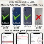 STSNano Kawaii for Motorola Moto G Pure/Moto G Play(2023)/G Power(2022) 6.5" 3D Cute Cartoon Bear Phone Cases Fashion Cool Fun Funny Bear Soft TPU Silicone Covers for Women Girls Kids,Pk