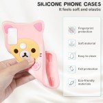 STSNano Kawaii for Motorola Moto G Pure/Moto G Play(2023)/G Power(2022) 6.5" 3D Cute Cartoon Bear Phone Cases Fashion Cool Fun Funny Bear Soft TPU Silicone Covers for Women Girls Kids,Pk