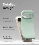 Ringke Onyx [Feels Good in The Hand] Designed for Google Pixel 9 Case, Anti-Fingerprint Technology Prevents Oily Smudges Non-Slip Enhanced Grip Precise Cutouts for Camera - Mint