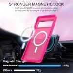 BENTOBEN for Google Pixel 7 Case [Compatible with Magsafe] Translucent Matte Magnetic Pixel 7 Case Magsafe Slim Thin Shockproof Women Men Protective Phone Cases Cover for Google Pixel 7 6.4", Hot Pink