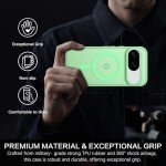 BENTOBEN for Google Pixel 9 Case [Compatible with Magsafe] Translucent Matte Magnetic Pixel 9 Case Slim Fit Shockproof Women Men Girls Boys Protective Phone Cases for Google Pixel 9 6.3", Matcha Green
