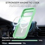 BENTOBEN for Google Pixel 9 Case [Compatible with Magsafe] Translucent Matte Magnetic Pixel 9 Case Slim Fit Shockproof Women Men Girls Boys Protective Phone Cases for Google Pixel 9 6.3", Matcha Green
