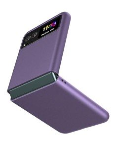 Cresee Case for Motorola Razr 2023, Thin Hard Matte Phone Case for Moto Razr 2023 - Violet Purple