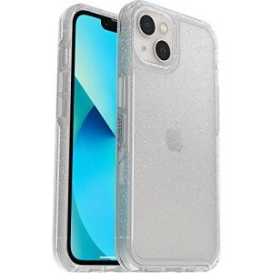 OtterBox iPhone 13 (ONLY) Symmetry Series Case - Stardust, Ultra-Sleek, Wireless Charging Compatible, Raised Edges Protect Camera & Screen