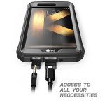 SUPCASE [Unicorn Beetle PRO Series Full-Body Rugged Holster Case for LG K20 Plus, with Built-in Screen Protector for LG K20 V/LG K20 Plus/LG Harmony/LG LV5/LG K10 2017 (Not Fit LG K10 2016) (Black)