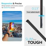 TUDIA DualShield Designed for LG Velvet 5G/5G UW (Compatible with Verizon, T-Mobile, AT&T Versions), [Merge] Shockproof Tough Dual Layer Hard PC Soft TPU Slim Protective Case - Matte Black