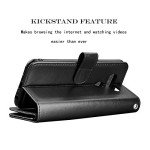 NJJEX Compatible with LG K51 Case/LG Q51 / LG Reflect/LG K51 Wallet Case, [9 Card Slots] PU Leather ID Credit Card Holder Folio Flip [Detachable] Kickstand Magnetic Phone Cover & Lanyard [Black]