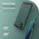 TUDIA Merge Phone Case for Motorola Moto G 5G (2024) - Dual Layer, Shockproof, Military Grade, Slim, Non-Slip, Heavy Duty Protective Phone Case - Protector Phone Cover - Hunter Green