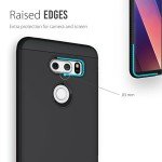 TUDIA DualShield Designed for LG V30 Case/LG V30+/LG V30S Case, [Merge] Heavy Duty Dual Layer Slim Case for LG V30/V30 Plus/V30S (Matte Black)