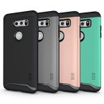 TUDIA DualShield Designed for LG V30 Case/LG V30+/LG V30S Case, [Merge] Heavy Duty Dual Layer Slim Case for LG V30/V30 Plus/V30S (Matte Black)