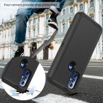 TMIDVFV Rugged Phone Case for Moto G Play (2023) & Moto G Power (2022), with Belt Clip Holster & Kickstand - Heavy Duty Shockproof Protective Full Body Case Cover (Black)
