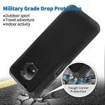 Anloes Case for Moto G Power 2021, Motorola G Power 2021 Phone case Heavy Duty Shockproof Dustproof Protection, 3 in 1 Rugged Defender Protective Bumper Cover for Moto G Power 2021 Black