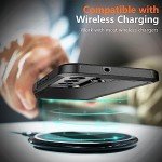 SPIDERCASE for Samsung Galaxy S22 Case, [10 FT Military Grade Drop Protection],2 Pack [Tempered Glass Screen Protector+Camera Lens Protector] Heavy Duty Shockproof Case for Galaxy S22 6.1'',Black