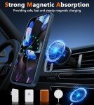 FNTCASE for Google Pixel 9-Pro-XL Case: Magnetic Translucent Matte Shockproof Slim Cell Phone Cover - Military Grade Drop Proof Hard Back Anti-Fingerprint Protective Case (6.8 inch/Blue)