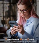 FNTCASE for Google Pixel 9-Pro-XL Case: Magnetic Translucent Matte Shockproof Slim Cell Phone Cover - Military Grade Drop Proof Hard Back Anti-Fingerprint Protective Case (6.8 inch/Blue)