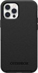 OtterBox iPhone 12 & iPhone 12 Pro Symmetry Series Case - Black, Ultra-Sleek, Wireless Charging Compatible, Raised Edges Protect Camera & Screen