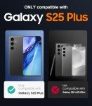 Temdan Designed for Samsung Galaxy S25 Plus Case Waterproof, Built-in Lens & Screen Protector Military Shockproof Dropproof IP68 Underwater Full Body Phone Case for Galaxy S25 Plus 6.7"-Black (2025)