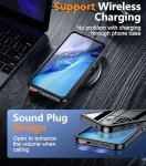 Temdan Designed for Samsung Galaxy S25 Plus Case Waterproof, Built-in Lens & Screen Protector Military Shockproof Dropproof IP68 Underwater Full Body Phone Case for Galaxy S25 Plus 6.7"-Black (2025)